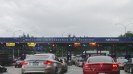Arriving at the ferryport in Vancouver